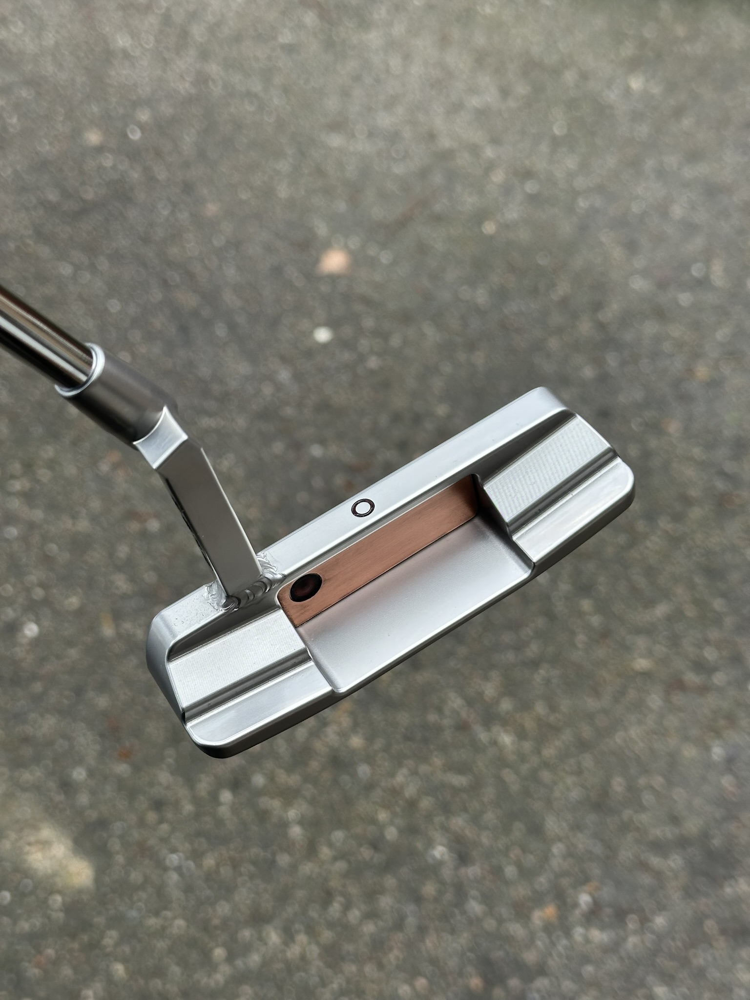 Putter laser engraving