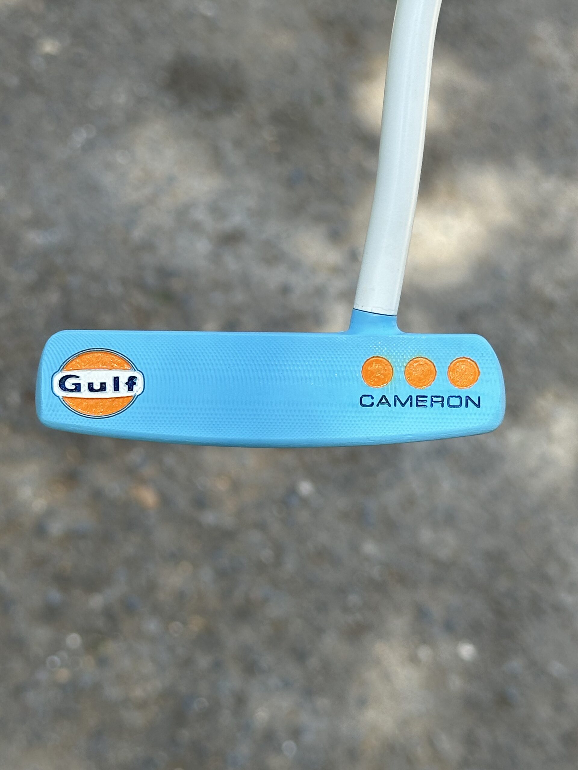 Putter laser engraving